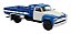 Miniatura Caminhão Chevrolet C6500 Azul Carroceria 1:43 - Imagem 3