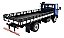 Miniatura Caminhão Ford Cargo Azul Carroceria 1:43 - Imagem 5