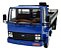 Miniatura Caminhão Ford Cargo Azul Carroceria 1:43 - Imagem 7