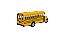 Miniatura Ônibus Escolar School Bus Metal 1:48 - Imagem 3