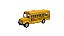 Miniatura Ônibus Escolar School Bus Metal 1:48 - Imagem 1