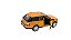 Miniatura Land Rover Range Rover Sport Laranja 1:38 - Imagem 8