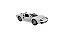 Miniatura Ford GT40 MK2 Branco 1:32 - Imagem 2
