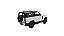 Miniatura Land Rover Defender Branco 1:36 - Imagem 3