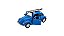 Miniatura Volkswagen Fusca Surf Welly Azul 1:32 - Imagem 6