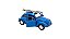 Miniatura Volkswagen Fusca Surf Welly Azul 1:32 - Imagem 7