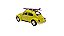 Miniatura Volkswagen Fusca Surf Welly Amarelo 1:32 - Imagem 4
