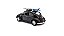 Miniatura Volkswagen Fusca Surf Welly Preto 1:32 - Imagem 4