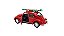 Miniatura Volkswagen Fusca Surf Welly Vermelho 1:32 - Imagem 5