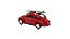 Miniatura Volkswagen Fusca Surf Welly Vermelho 1:32 - Imagem 4