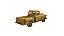 Miniatura Chevy Stepside 1955 Pickup Enlamada Bege 1:32 - Imagem 3