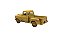 Miniatura Chevy Stepside 1955 Pickup Enlamada Bege 1:32 - Imagem 4