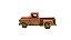 Miniatura Chevy Stepside 1955 Pickup Enlamada Vermelho 1:32 - Imagem 9