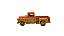 Miniatura Chevy Stepside 1955 Pickup Enlamada Laranja 1:32 - Imagem 9