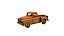 Miniatura Chevy Stepside 1955 Pickup Enlamada Laranja 1:32 - Imagem 1