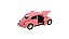 Miniatura Volkswagen Fusca Rosa RMZ 1:32 - Imagem 8