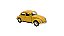 Miniatura Volkswagen Fusca Amarelo RMZ 1:32 - Imagem 2