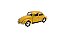 Miniatura Volkswagen Fusca Amarelo RMZ 1:32 - Imagem 1