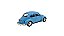 Miniatura Volkswagen Fusca Azul Claro RMZ 1:32 - Imagem 3