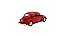 Miniatura Volkswagen Fusca Vermelho RMZ 1:32 - Imagem 3