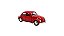 Miniatura Volkswagen Fusca Vermelho RMZ 1:32 - Imagem 2