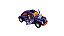 Miniatura Volkswagen Fusca Custom Dragrace Roxo 1:32 - Imagem 7