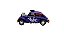 Miniatura Volkswagen Fusca Custom Dragrace Roxo 1:32 - Imagem 9