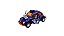 Miniatura Volkswagen Fusca Custom Dragrace Roxo 1:32 - Imagem 6