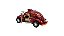 Miniatura Volkswagen Fusca Custom Dragrace Vermelho 1:32 - Imagem 5