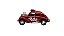 Miniatura Volkswagen Fusca Custom Dragrace Vermelho 1:32 - Imagem 9