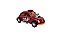 Miniatura Volkswagen Fusca Custom Dragrace Vermelho 1:32 - Imagem 2