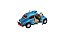 Miniatura Volkswagen Fusca Custom Dragrace Azul 1:32 - Imagem 8