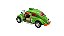 Miniatura Volkswagen Fusca Custom Dragrace Verde 1:32 - Imagem 5