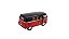Miniatura Volkswagen Kombi 1962 Classic Preto Vermelho 1:32 - Imagem 6