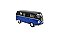 Miniatura Volkswagen Kombi 1962 Classic Preto E Azul 1:32 - Imagem 2