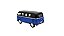 Miniatura Volkswagen Kombi 1962 Classic Preto E Azul 1:32 - Imagem 4