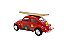 Miniatura Volkswagen Fusca Surf 1967 Vermelho Metal 1:32 - Imagem 9