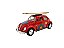 Miniatura Volkswagen Fusca Surf 1967 Vermelho Metal 1:32 - Imagem 1