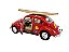 Miniatura Volkswagen Fusca Surf 1967 Vermelho Metal 1:32 - Imagem 11