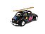 Miniatura Volkswagen Fusca Surf 1967 Preto Metal 1:32 - Imagem 6