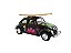 Miniatura Volkswagen Fusca Surf 1967 Preto Metal 1:32 - Imagem 3