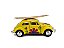 Miniatura Volkswagen Fusca Surf 1967 Amarelo Metal 1:32 - Imagem 4