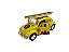 Miniatura Volkswagen Fusca Surf 1967 Amarelo Metal 1:32 - Imagem 12