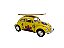 Miniatura Volkswagen Fusca Surf 1967 Amarelo Metal 1:32 - Imagem 3