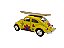 Miniatura Volkswagen Fusca Surf 1967 Amarelo Metal 1:32 - Imagem 9