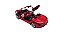 Miniatura Mercedes Benz SLR Vermelho Acende Luz/som 1:32 - Imagem 22