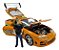 Miniatura Toyota Supra Boneco Brian Velozes E Furiosos 1:24 - Imagem 1