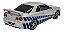 Miniatura Nissan Gtrr34 Skyline Velozes Acende Luz/som 1:32 - Imagem 20
