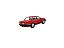 Miniatura Chevrolet Monza 1982-1990 Opel Vermelho Metal 1:43 - Imagem 4