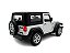Miniatura Jeep Wrangler Branco Acende Luz E Som Metal 1:32 - Imagem 3